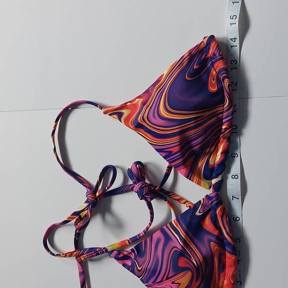 Bikini women's set skirt‎ summer tie Dye size M - Picture 9 of 12